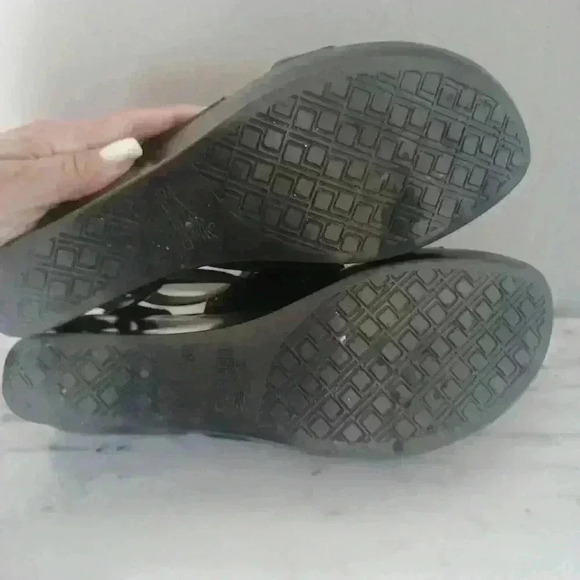 Dansko Womens Black Strappy Wedge Sandals 39 - Picture 5 of 16